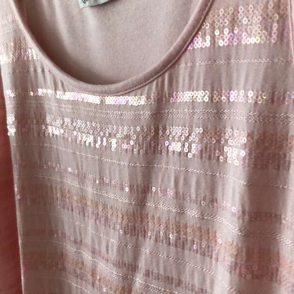 Reitman’s Pink Sparkle Top - Picture 2 of 4